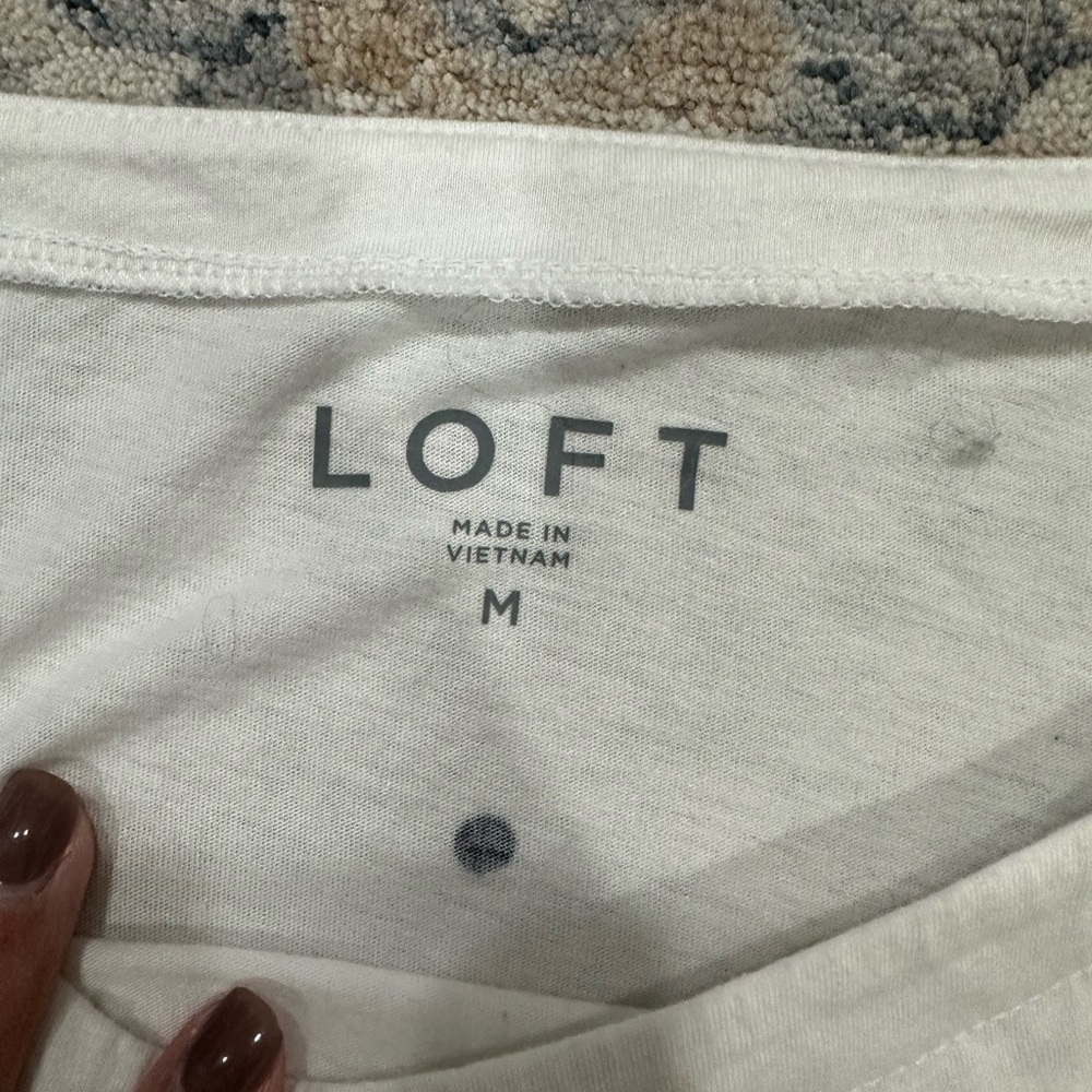 Loft Ruffle Dot Shirt - Picture 2 of 3
